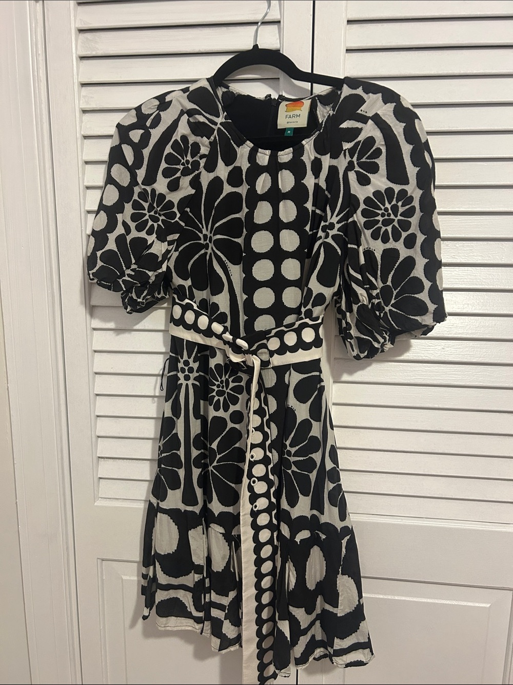 Farm Rio Puff sleeve mini